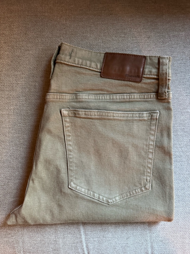 Madewell Tan Skinny Fit Denim, Size 34x30